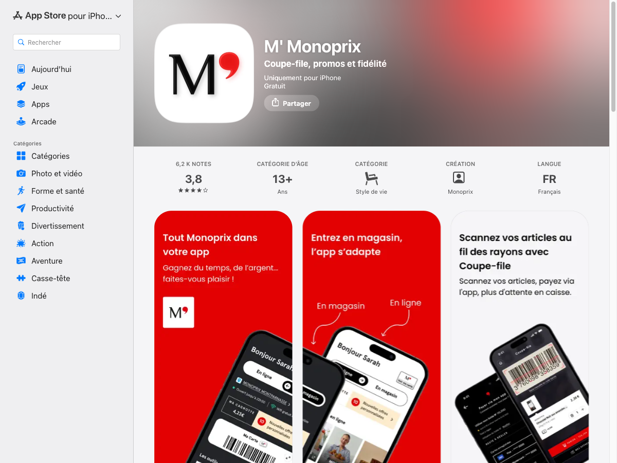 M Monoprix preview